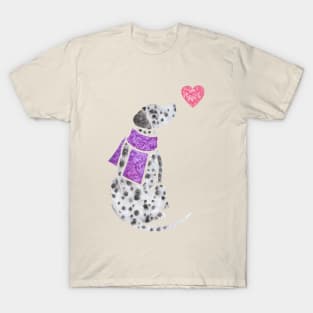 Watercolour Dalmatian T-Shirt